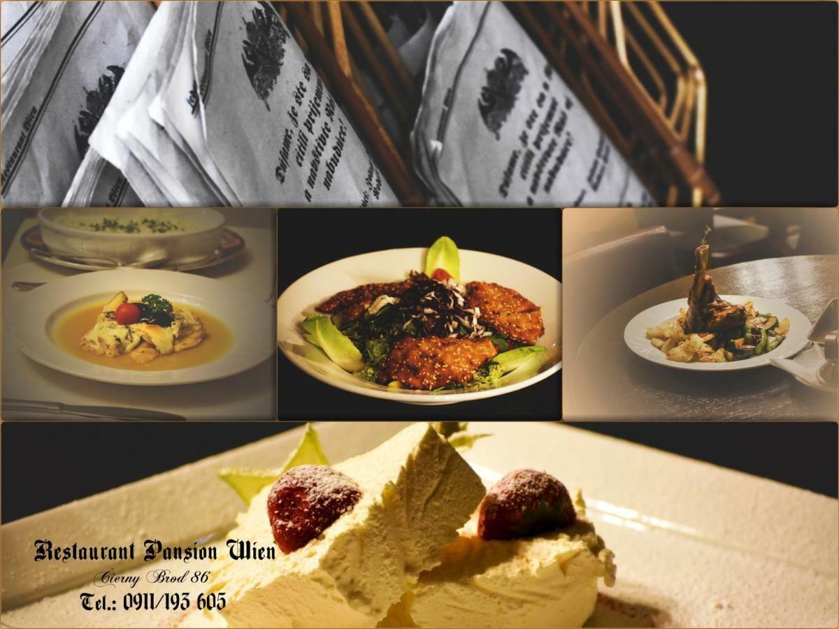 Restaurant Pansion Wien Cierny Brod ภายนอก รูปภาพ